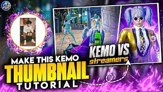 Make This Thumbnail Like Kemo & Synzx In Picsart 🔥 || how to make thumbnail like bixiop,