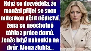 Když se dozvěděla, že manžel přijel se svou milenkou dělit dědictv&iacute;, žena se neochotně t&aacute;hla z pr&aacute;ce