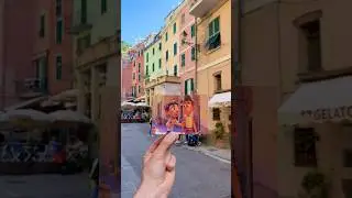 Luca in reality 🌊 #luca #disney #pixar #italy #travel