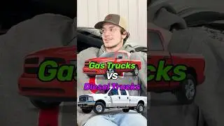 Gas Trucks VS Diesel Trucks 😳⛽️ #trucks #shorts