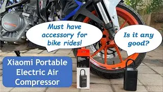Must-Have for Riders! Xiaomi Portable Tyre Inflator Review & Test 🏍️