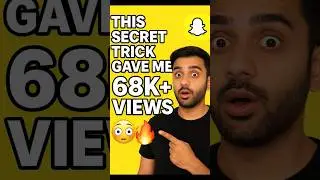 This Secret Trick Gave Me 68K+ Views on Snapchat 😳🔥 | Snapchat Spotlight Growth