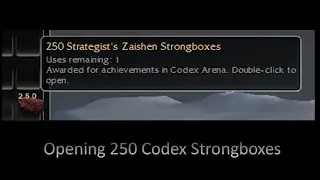Is it worth opening Strategist Strongboxes? 250 Opened to Prove!