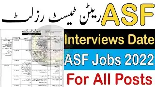 ASF Jobs Written Test Ka Result Interviews Date Airports Security Force Jobs 2022 Update