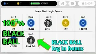 New Black Ball log in bonus PES 2018 MOBILE