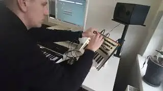 How to make drum and bass music with hardware synth - Korg Monologue