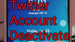 Twitter Account Delete, Twitter Account deactivation. permanent delete Twitter Account.