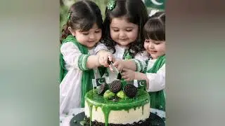 14 August Cake Cutting Celebration 🇵🇰 | Independence Day Special Cake Cutting 🎂✨ | AI-Edited Video