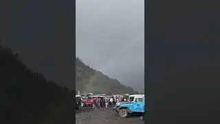 #bromotrip #rain #rainbow #bromo