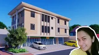 HOUSE DESIGN PLAN 18X16m 3 Storey APARTMENT 4 Unit with 2 Bedrooms FULL PLAN