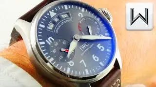 IWC Big Pilot's Watch Annual Calendar Spitfire (IW5027-02) Luxury Watch Review