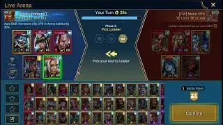 Live Arena Season 8 Day 18