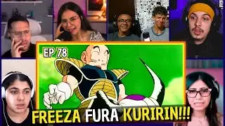PESSOAS REAGINDO A FREEZA PERFURA O PEITO DO KURIRIN!!! Multi-Reações - Dragon Ball Z EP 78