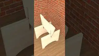 Easy stool design ideas #shorts #3d #animation #furniture #design #wood #3danimation #woodworking