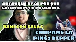 ANTAURUS RAGE FOR TAKING KEPPER OUT OF POSITION 4! THE RENEGON ROOM