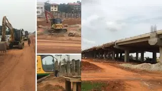 Ongoing Construction of Ramark Park Fly over in Benin City