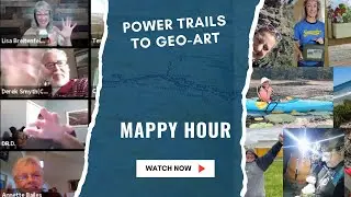 Mappy Hour - Power Trails to Geo Art: Geocache Series