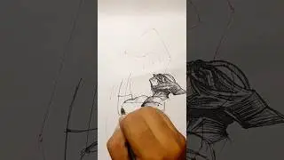 ❤️ Deadpool vs Wolverine 💛 stick man speed drawing#trending  #youtubeshorts#marvel#art