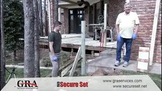 Набор стоек для перил палубы с безопасным набором от Modern Woodscapes для проекта палубы