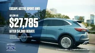 Summer Savings at Capital Ford &ndash; F-150 Lightning & Escape Offers