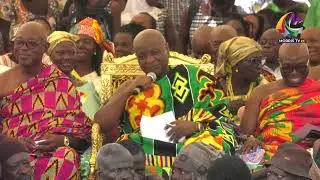 Prez Mahama Saden With Tears of Joy of What Togbi Afede Said on Ho Oygen City