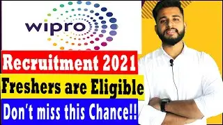 🔴 Wipro DWSD Recruitment 2020 - Wipro Off Campus Drive 2020 | Wipro DSWD 2020 Hiring