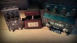 Modest Mike's TS808DX 18v + JackSON AuDio hOURgLaSS 18v  JohN16:30 #ElectricGuitar #GuitarPedals
