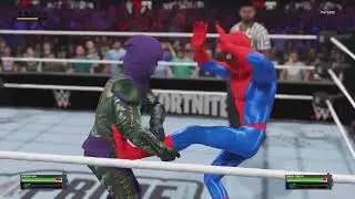 SUMMER SLAM:DUENDE VERDE VS Spider-Man