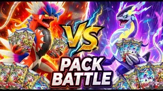 WHO WON?? INSANE SCARLET&VIOLET PACK BATTLE