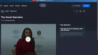 The Great Narrative  - World Economic Forum - Last Days Deception