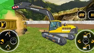 Heavy Excavator Crane City Sim | Excavator And Dump Truck Working