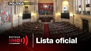 Registradur&iacute;a present&oacute; lista oficial de candidatos al Congreso | Noticias UNO