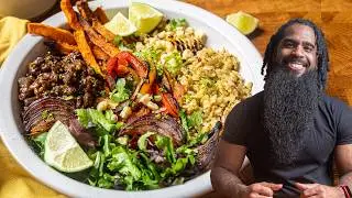 The SECRET to the BEST vegan rice bowls EVER! | Chimichurri Sauce and Seasoned Black Beans