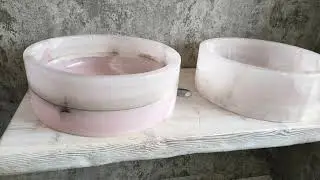 Lavabo in marmo opaco