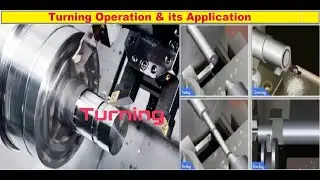 Turning Operation | applications | Cutting Tools | Metal Removal Process