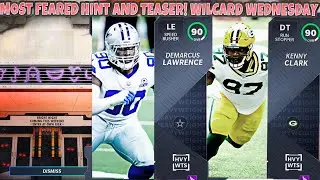 MOST FEARED HINT AND TEASER! 5 NEW 90 OVR HEAVYWEIGHTS! WILDCARD WEDNESDAY! | MADDEN 21