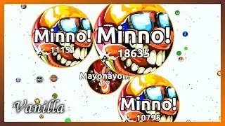 Agar.io - Duo Takeover Vanilla w/Mayonayon #8 | Minno