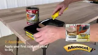 Monocel Clear Timber Varnish Application