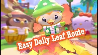 Best Leaf Collecting Route Days of Plenty - Hello Kitty Island Adventure -Quickly get all 5 piles