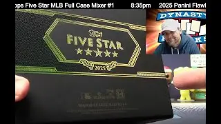 💰 BIG MONEY 💰 2025 Topps Five Star Baseball FULL CASE Mixer #1