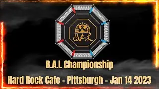 B.A.L Championship Hard Rock Cafe - Jan. 14 2023