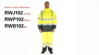 ML Kishigo Storm Cover Rainwear Jacket, Pants and Bib RWJ102 RWP102 RWB102