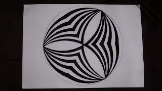 Simple Geometric Pattern||Geometry Art||Easy steps||