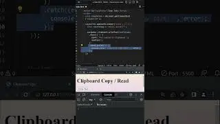 JavaScript Short Tips: Mastering Clipboard Copy and Read