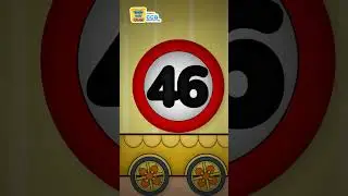 🚂 Counting 41 to 50 with Train  Fun Numbers Song for Kids 🎶