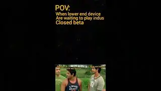 Lower end device are so sad 😔 @IndusGame #indusbattleroyal #indus #tgspark #roby #indusbetakey
