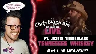 CHRIS STAPLETON & JUSTIN TIMBERLAKE - Tennessee Whiskey *LIVE* (ADHD Reaction) | IS THIS HEAVEN?!
