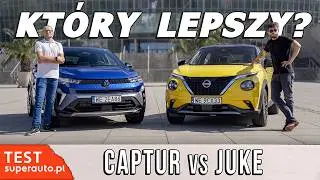 PORÓWNANIE: Renault Captur 2024 1.3 TCe vs Nissan Juke 2024 Hybrid | Superauto.pl