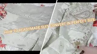 HOW TO READYMADE SUIT CONVERT IN PERFECT SIZE By MN Dress Design