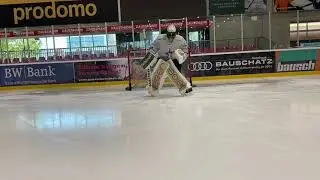 Lateral rotation recovery drill ( Goalie Training )